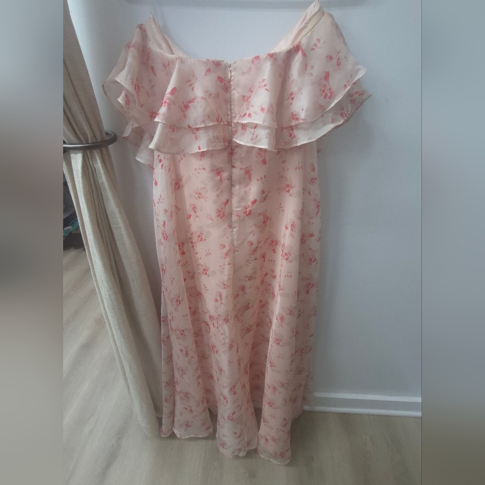 Lulus Pink Floral Dress - Picture 3 of 4